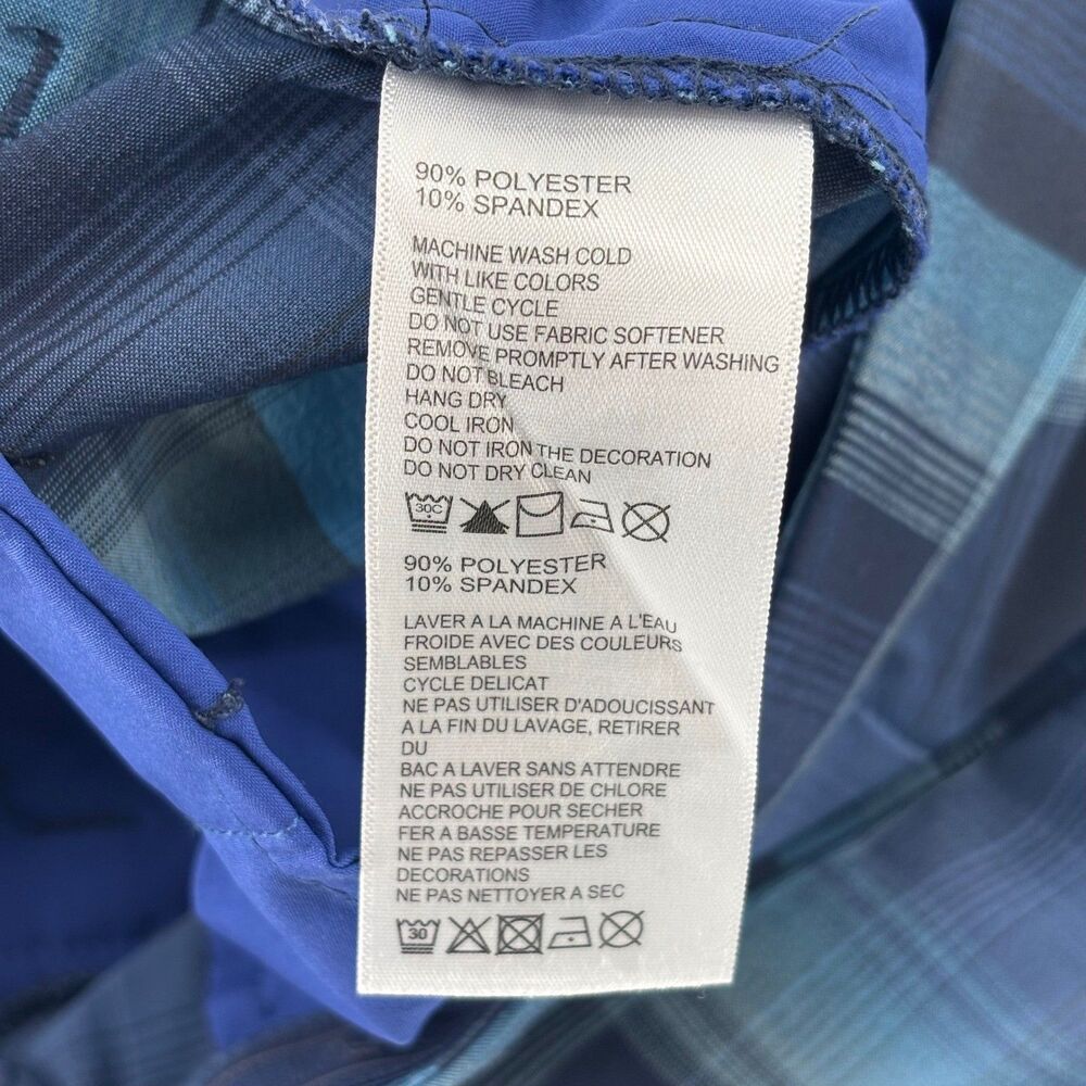 Tommy Bahama IslandZone Performance Hybrid Shorts Blue Plaid Men 36 Stretch Golf - Picture 9 of 9